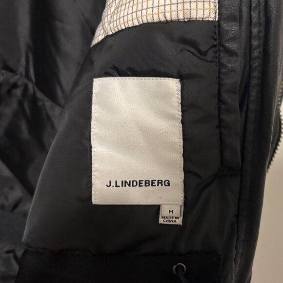 J Lindeberg Black British Millerain Waxed Cotton Field Jacket - Medium (Barbour) - Picture 13 of 13